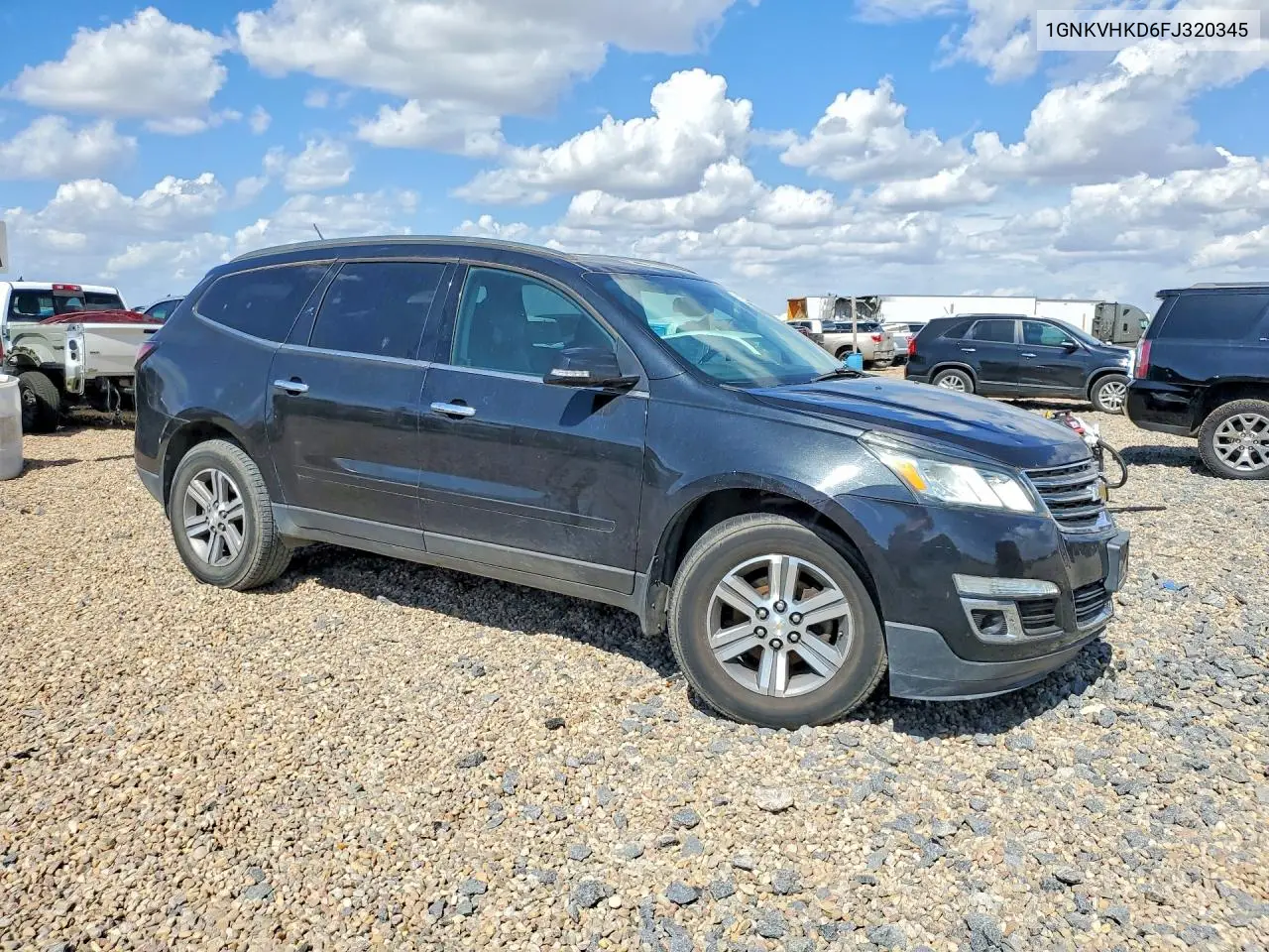2015 Chevrolet Traverse Lt VIN: 1GNKVHKD6FJ320345 Lot: 61723656