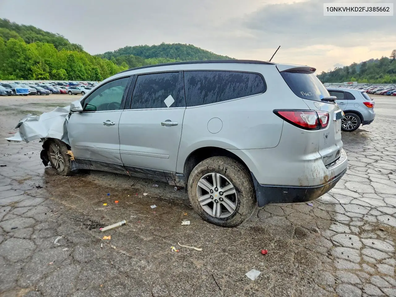 2015 Chevrolet Traverse Lt VIN: 1GNKVHKD2FJ385662 Lot: 61970176