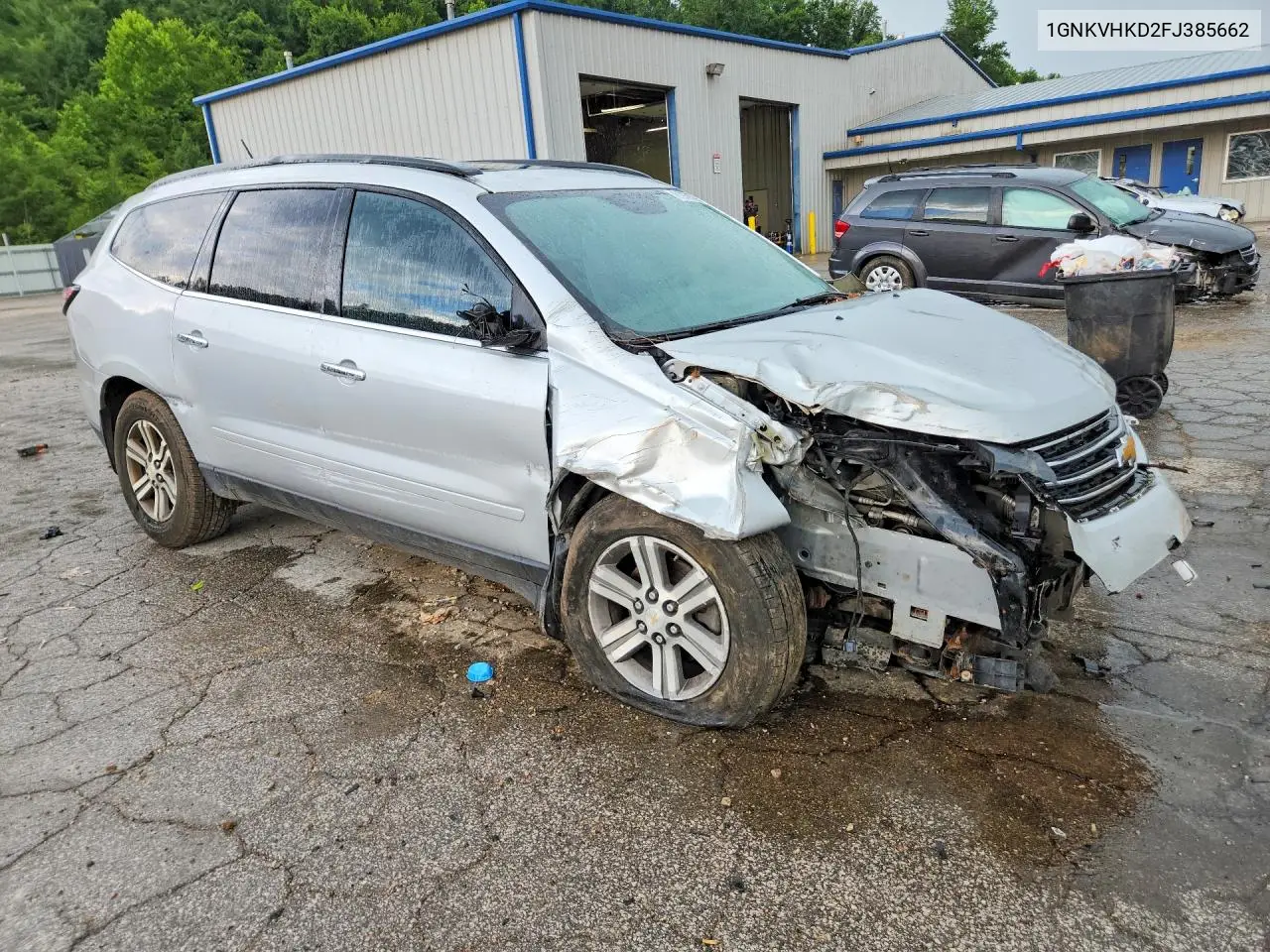 2015 Chevrolet Traverse Lt VIN: 1GNKVHKD2FJ385662 Lot: 61970176