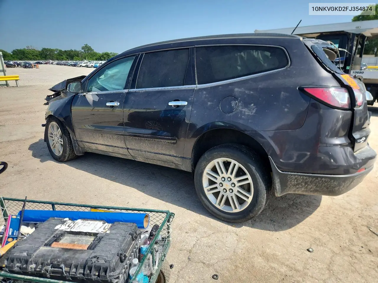 2015 Chevrolet Traverse Lt VIN: 1GNKVGKD2FJ354874 Lot: 85458985