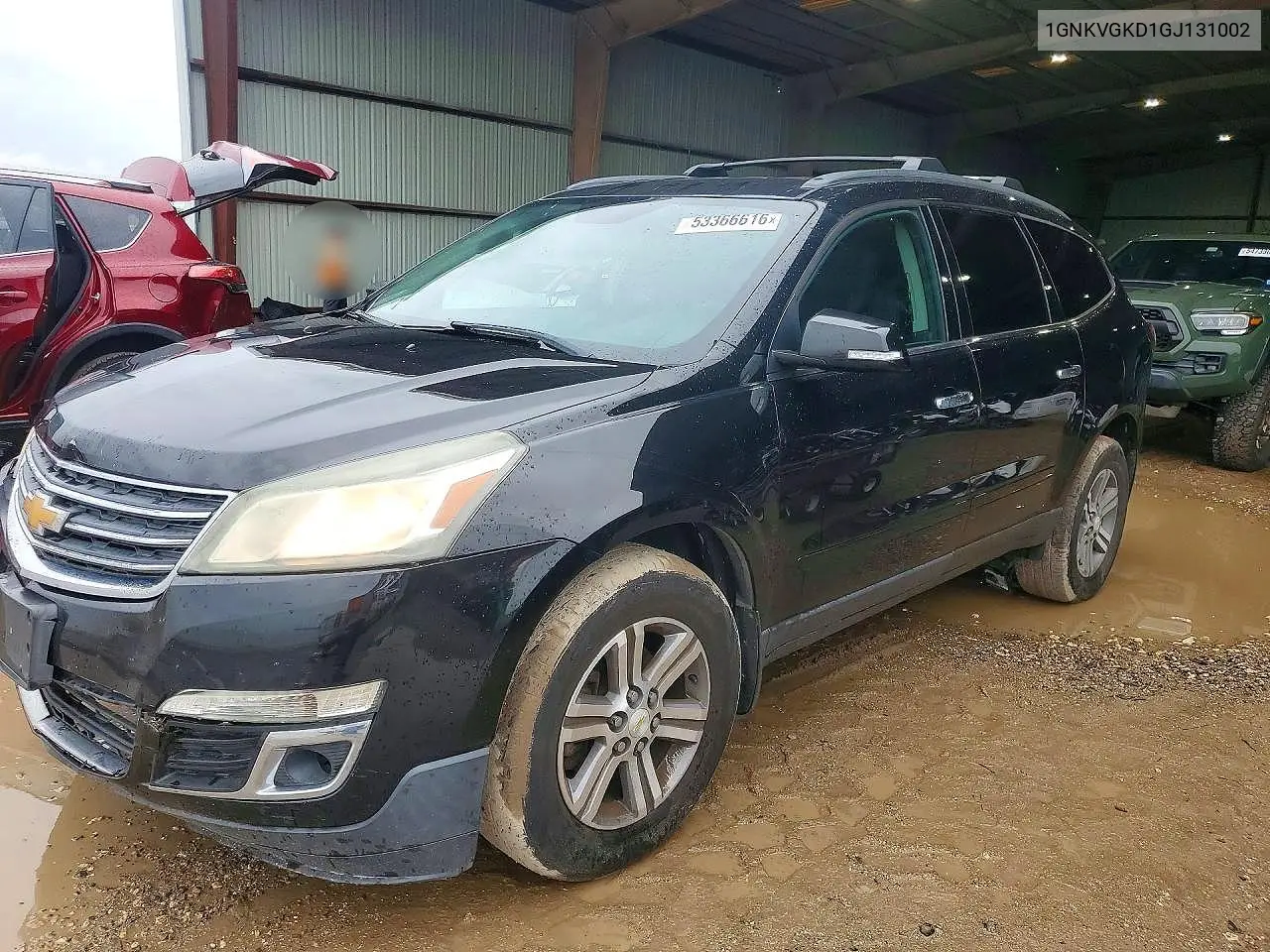 2016 Chevrolet Traverse Lt VIN: 1GNKVGKD1GJ131002 Lot: 53366616