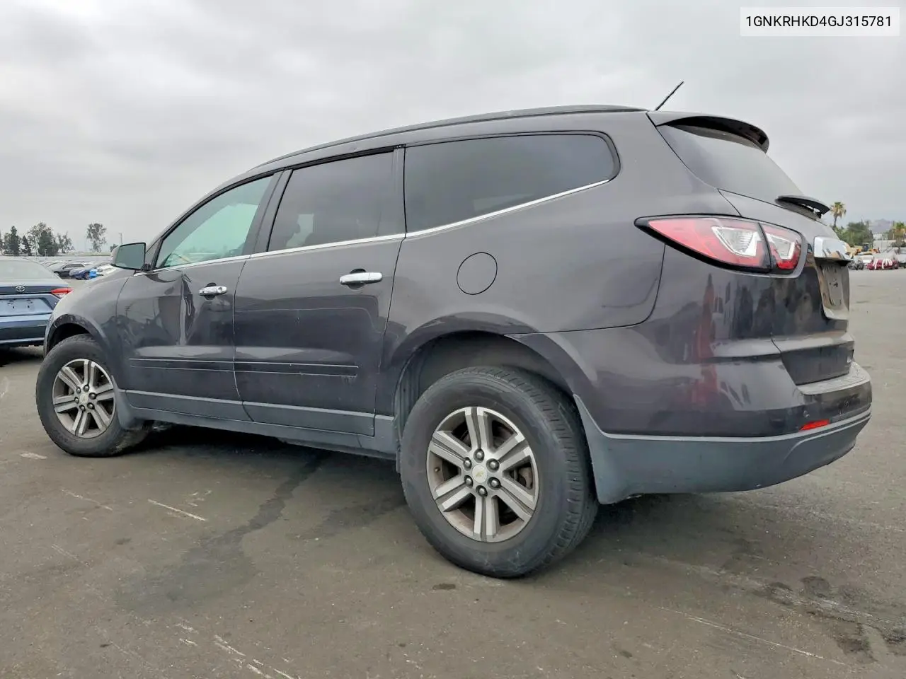 2016 Chevrolet Traverse Lt VIN: 1GNKRHKD4GJ315781 Lot: 58134126