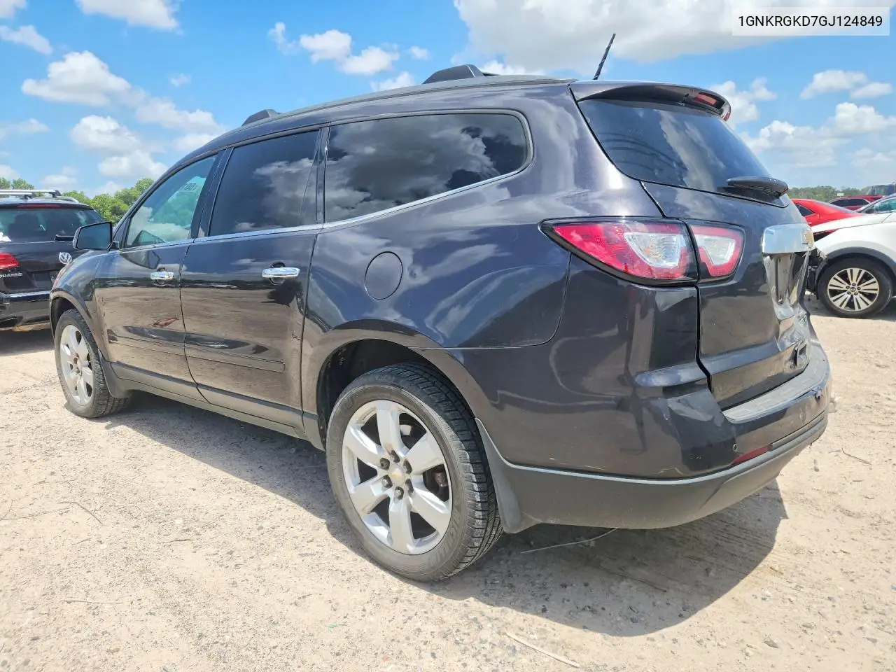 2016 Chevrolet Traverse Lt VIN: 1GNKRGKD7GJ124849 Lot: 60119516
