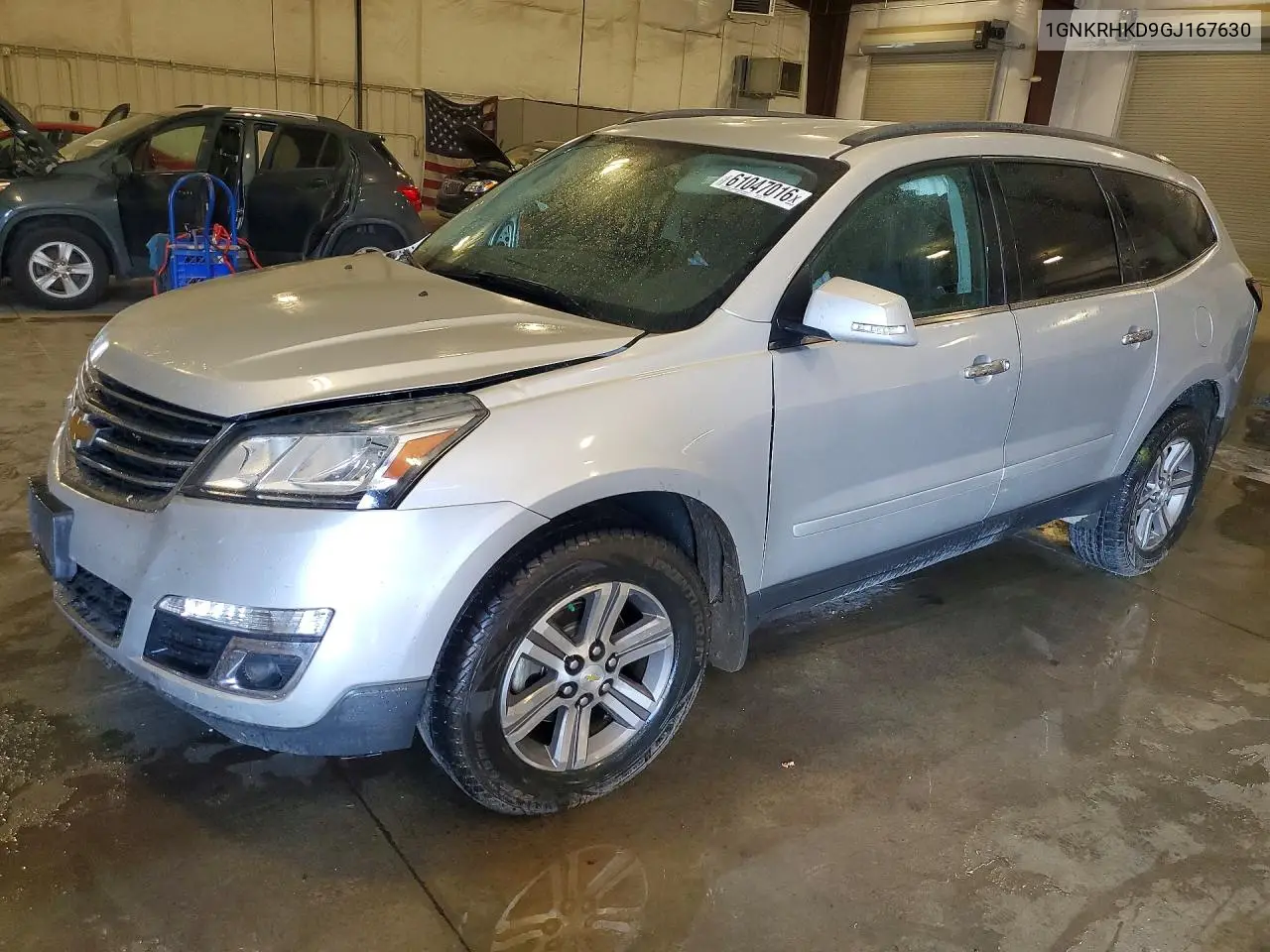 2016 Chevrolet Traverse Lt VIN: 1GNKRHKD9GJ167630 Lot: 61047016