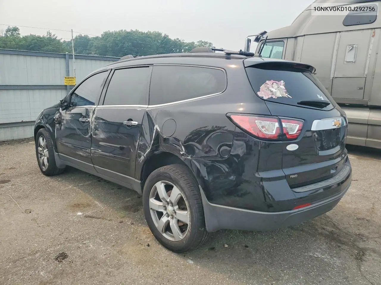 2016 Chevrolet Traverse Lt VIN: 1GNKVGKD1GJ292756 Lot: 61481186