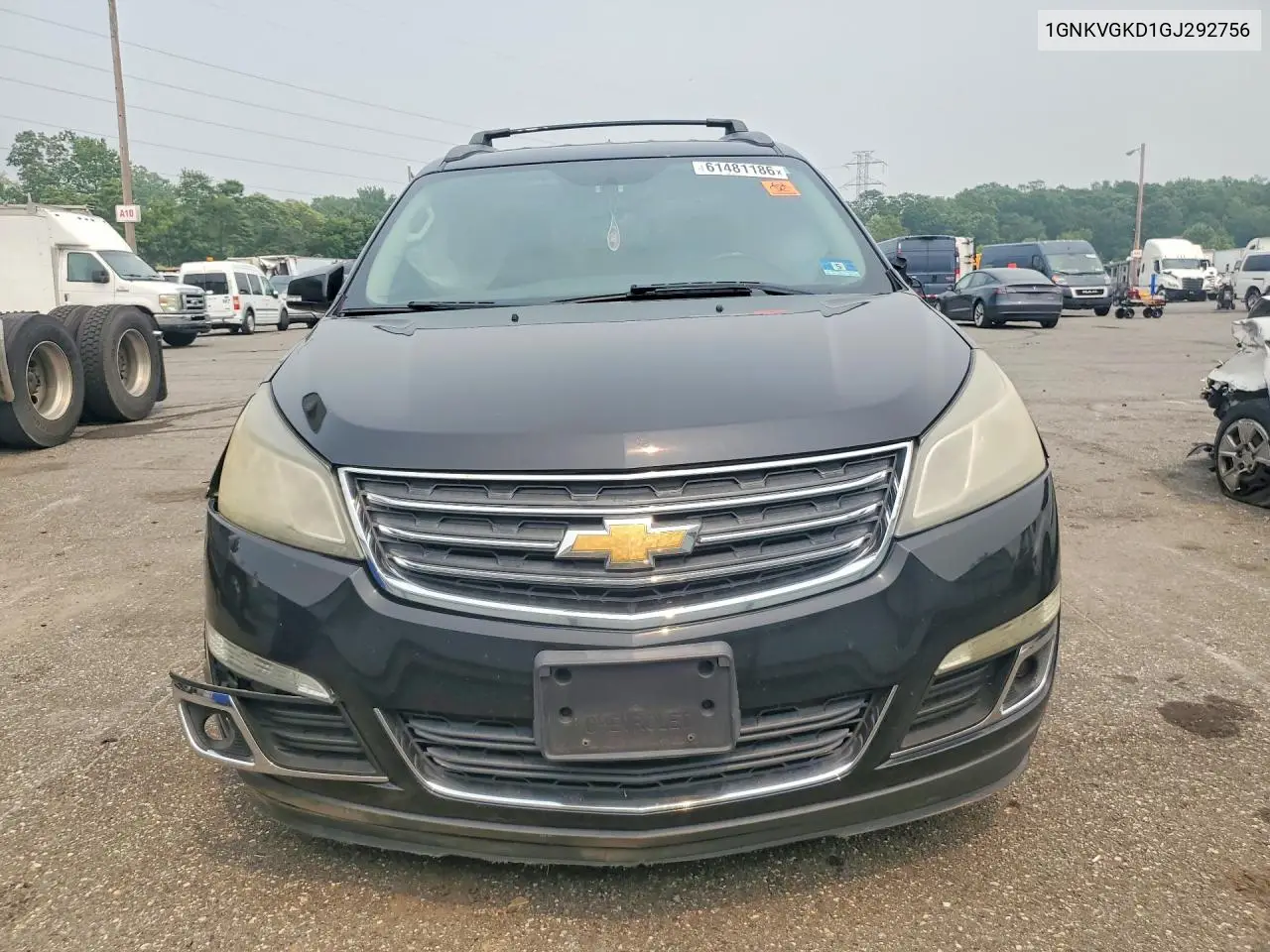 2016 Chevrolet Traverse Lt VIN: 1GNKVGKD1GJ292756 Lot: 61481186