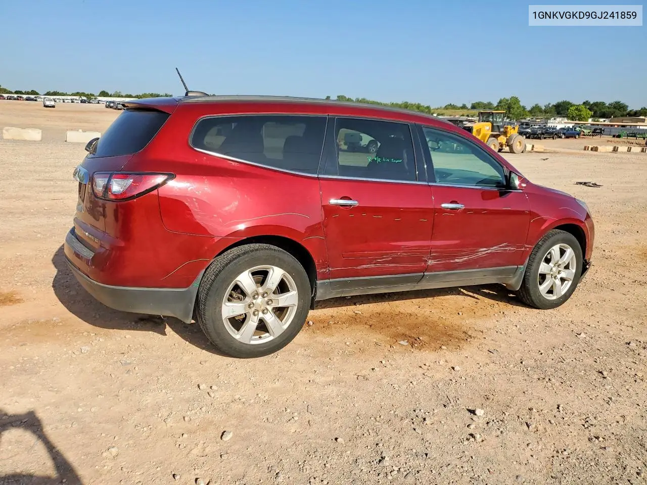 2016 Chevrolet Traverse Lt VIN: 1GNKVGKD9GJ241859 Lot: 61682256