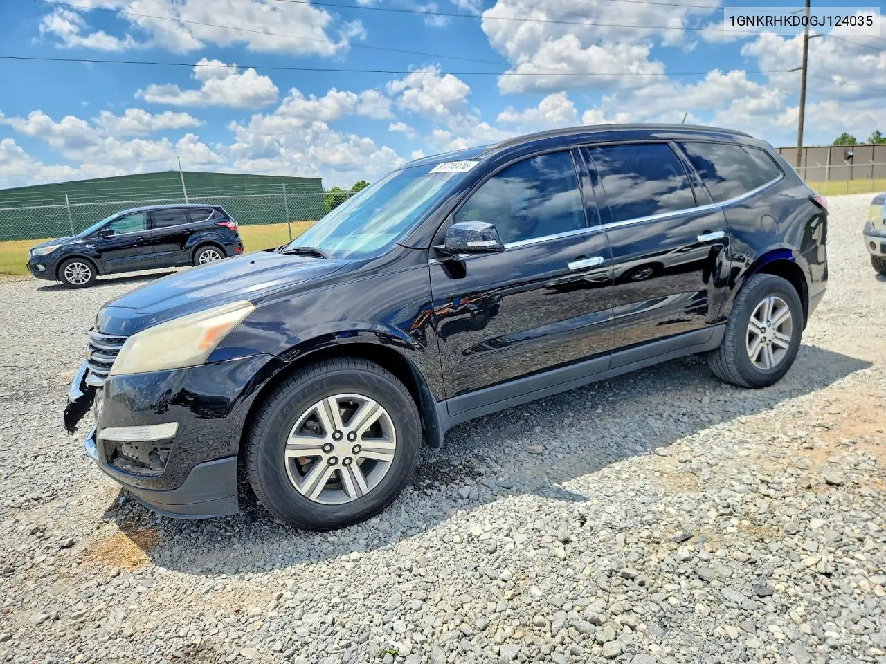 2016 Chevrolet Traverse Lt VIN: 1GNKRHKD0GJ124035 Lot: 61718416