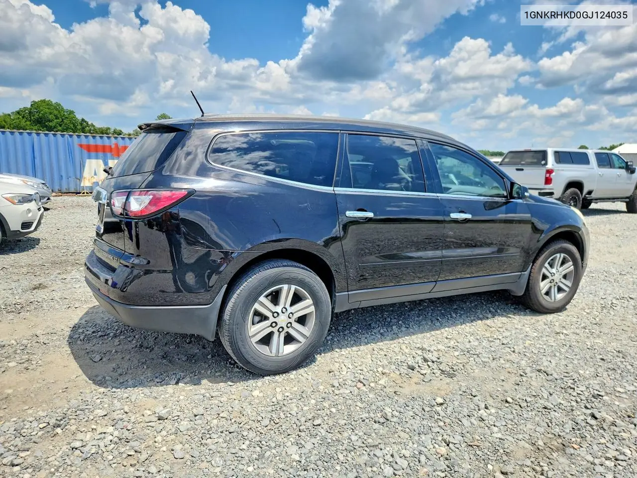 2016 Chevrolet Traverse Lt VIN: 1GNKRHKD0GJ124035 Lot: 61718416