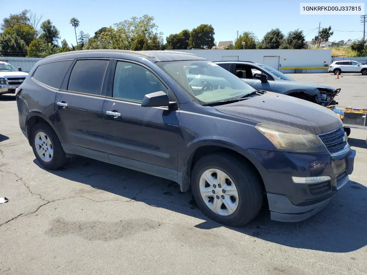 1GNKRFKD0GJ337815 2016 Chevrolet Traverse Ls