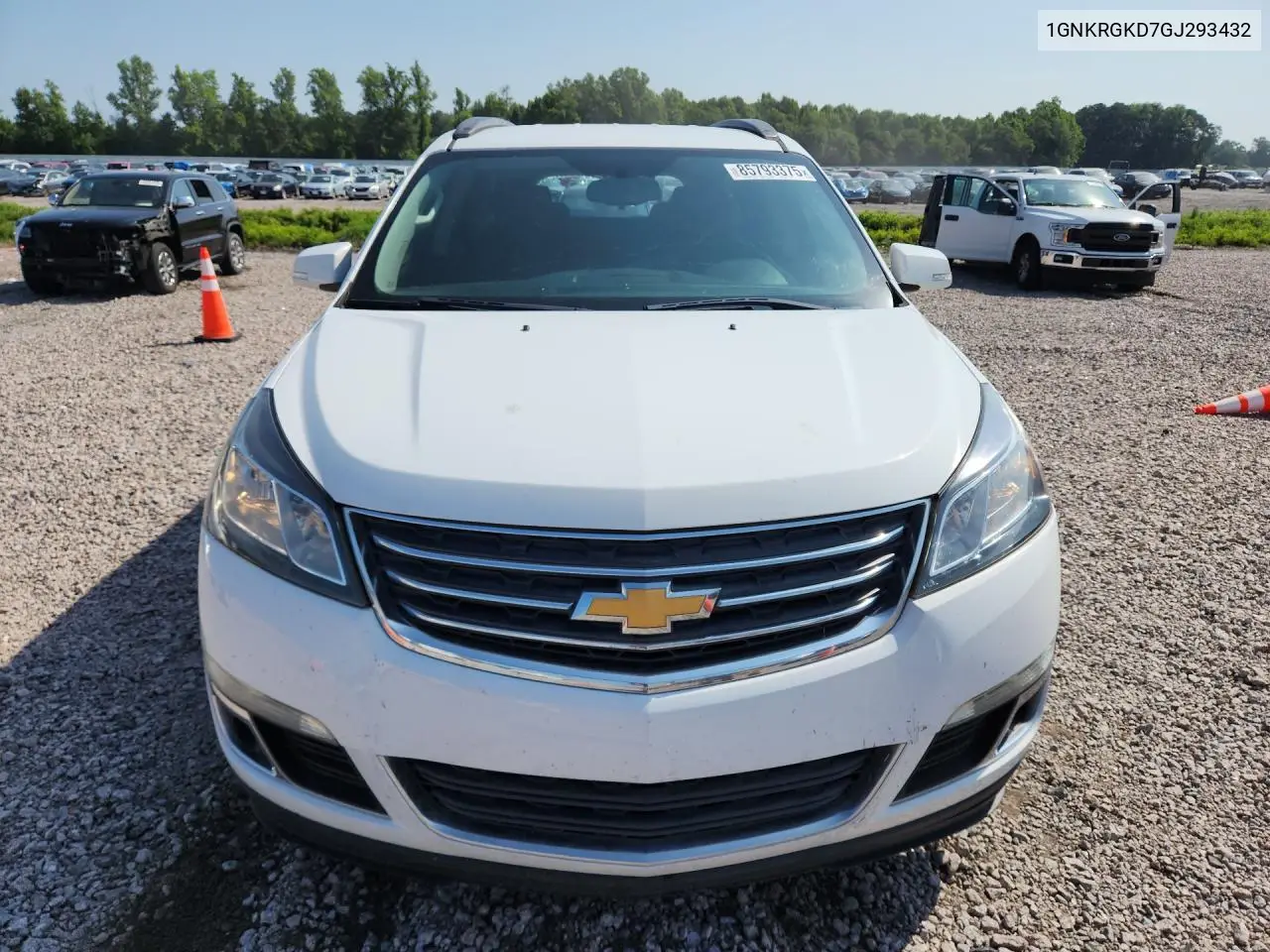 2016 Chevrolet Traverse Lt VIN: 1GNKRGKD7GJ293432 Lot: 85793375