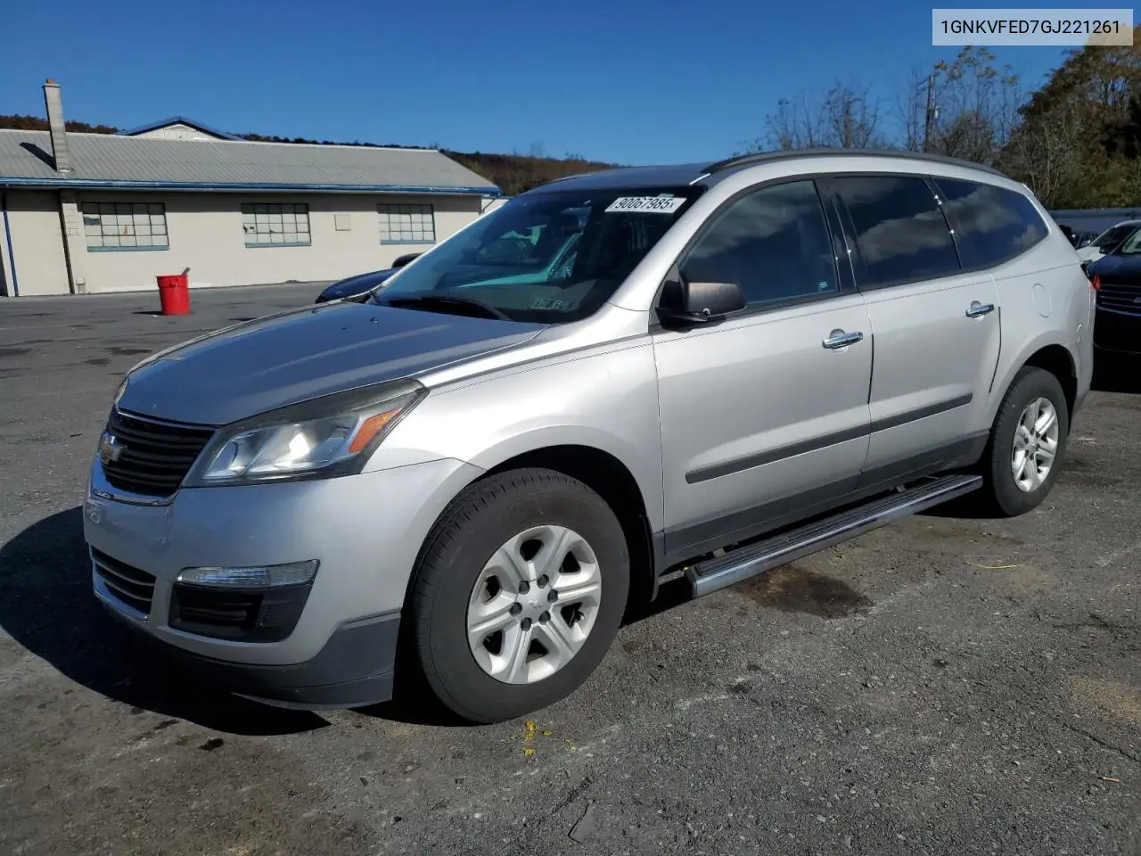 1GNKVFED7GJ221261 2016 Chevrolet Traverse Ls