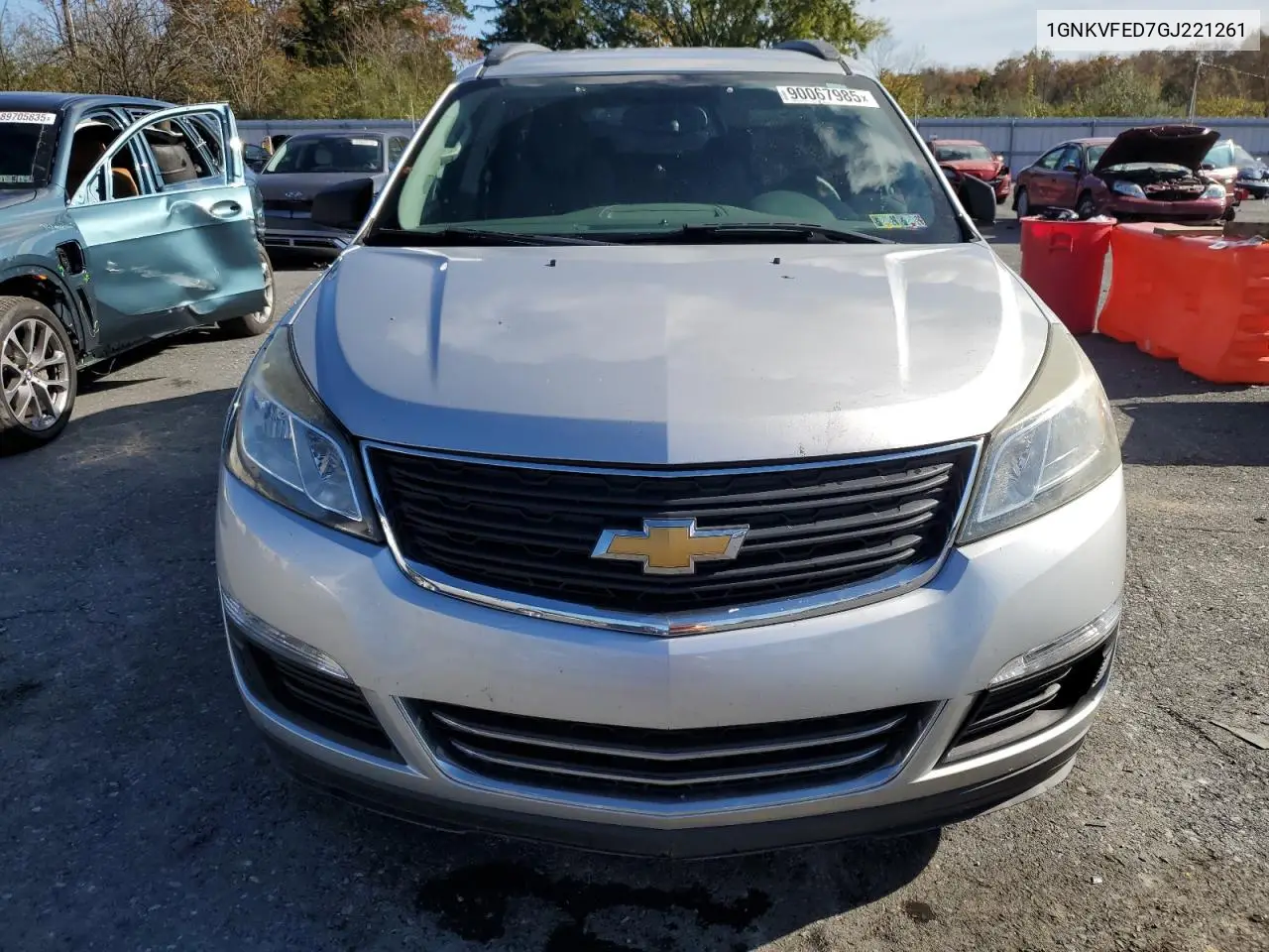 1GNKVFED7GJ221261 2016 Chevrolet Traverse Ls