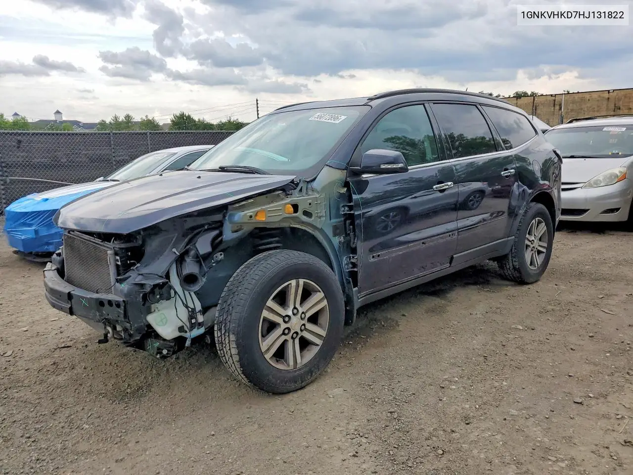 2017 Chevrolet Traverse Lt VIN: 1GNKVHKD7HJ131822 Lot: 56072896