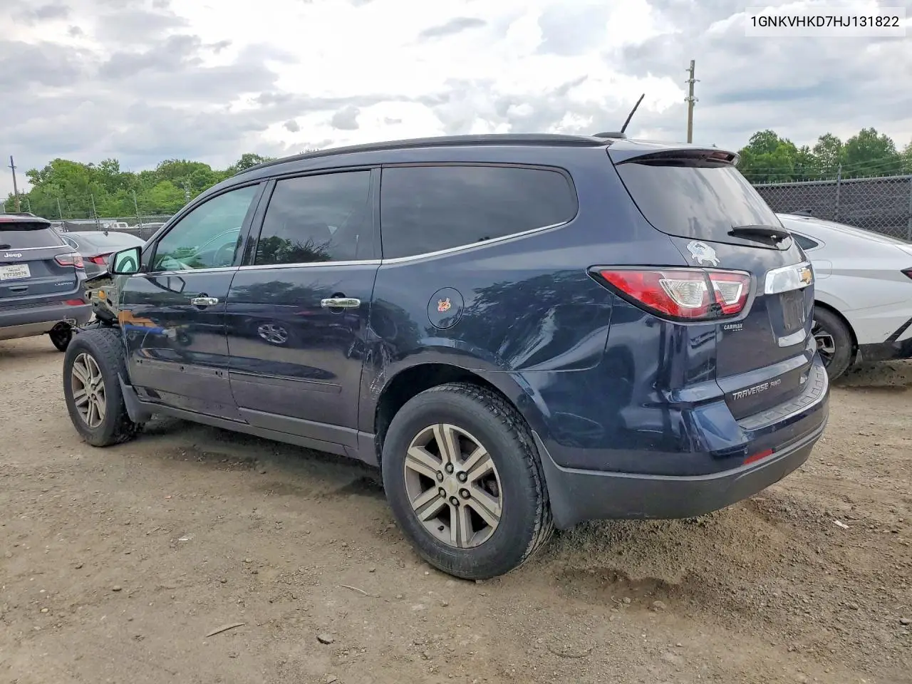 2017 Chevrolet Traverse Lt VIN: 1GNKVHKD7HJ131822 Lot: 56072896