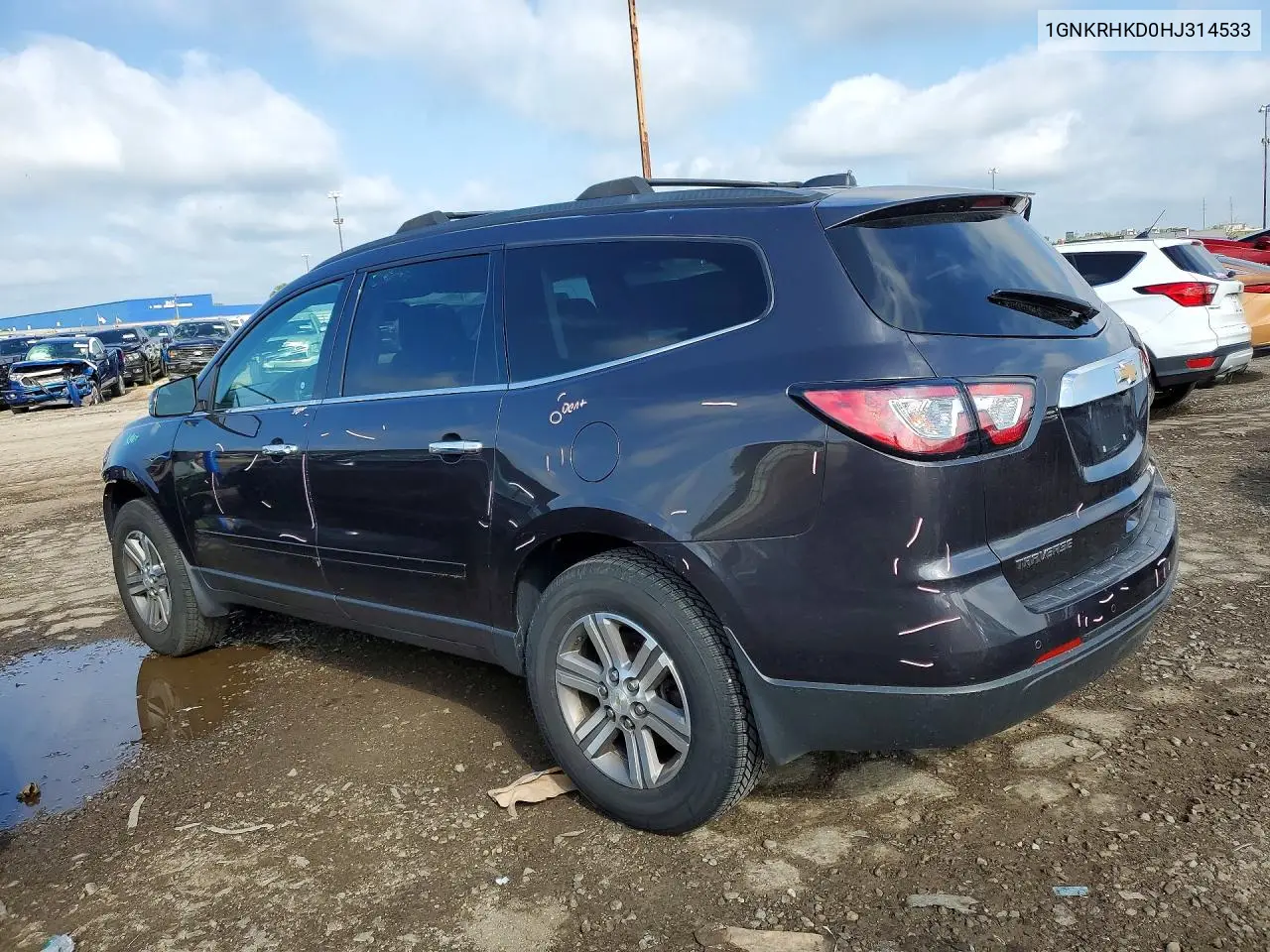 2017 Chevrolet Traverse Lt VIN: 1GNKRHKD0HJ314533 Lot: 56482706
