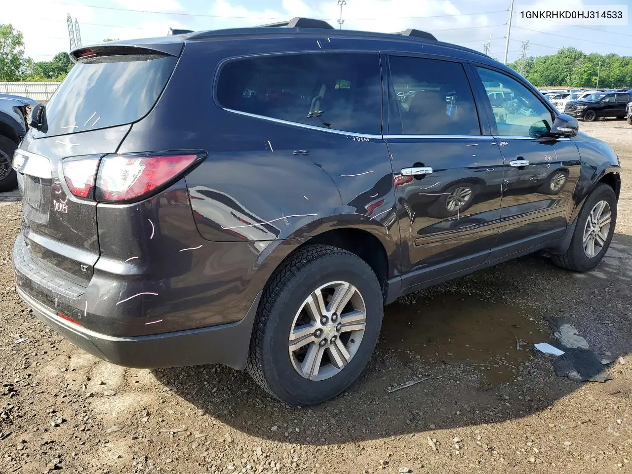 2017 Chevrolet Traverse Lt VIN: 1GNKRHKD0HJ314533 Lot: 56482706