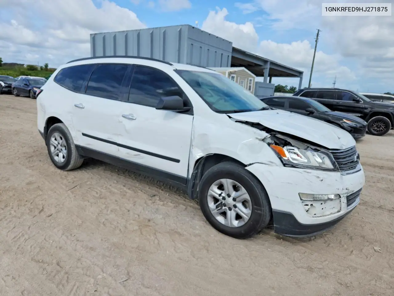 2017 Chevrolet Traverse Ls VIN: 1GNKRFED9HJ271875 Lot: 56889066