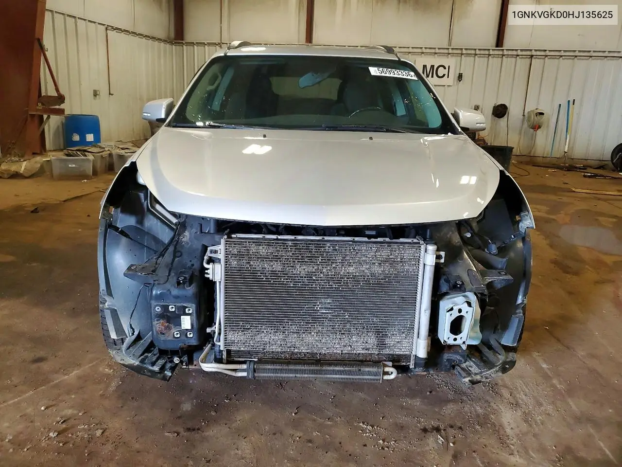 2017 Chevrolet Traverse Lt VIN: 1GNKVGKD0HJ135625 Lot: 56993336