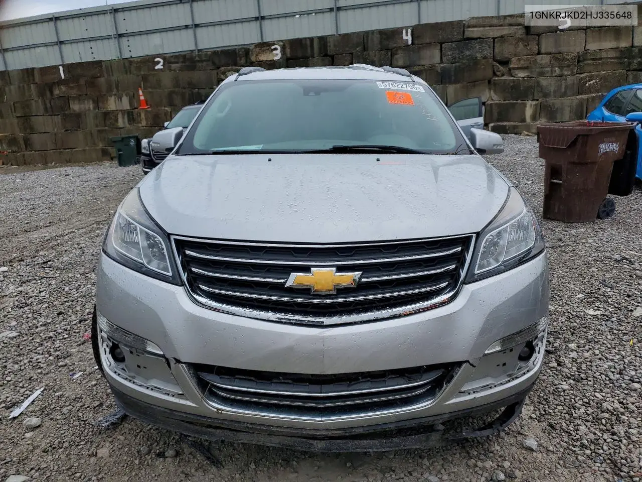 2017 Chevrolet Traverse Premier VIN: 1GNKRJKD2HJ335648 Lot: 57622796