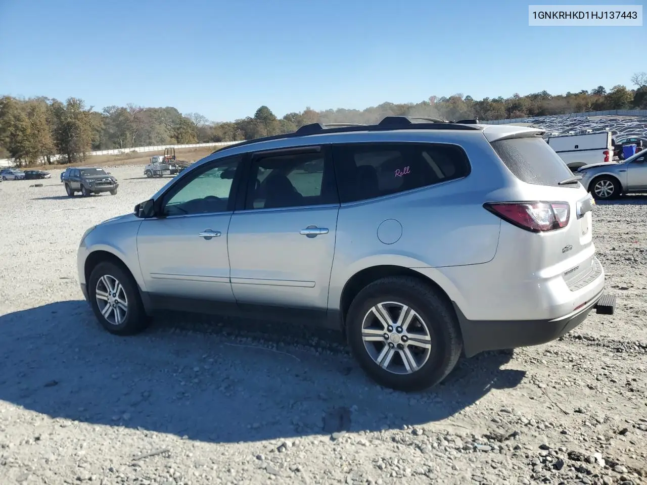 1GNKRHKD1HJ137443 2017 Chevrolet Traverse Lt