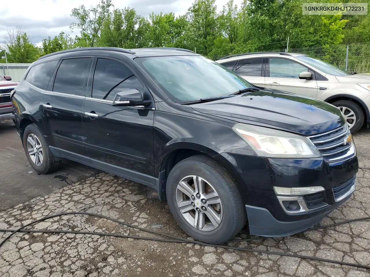 2017 Chevrolet Traverse Lt VIN: 1GNKRGKD4HJ172231 Lot: 57814956