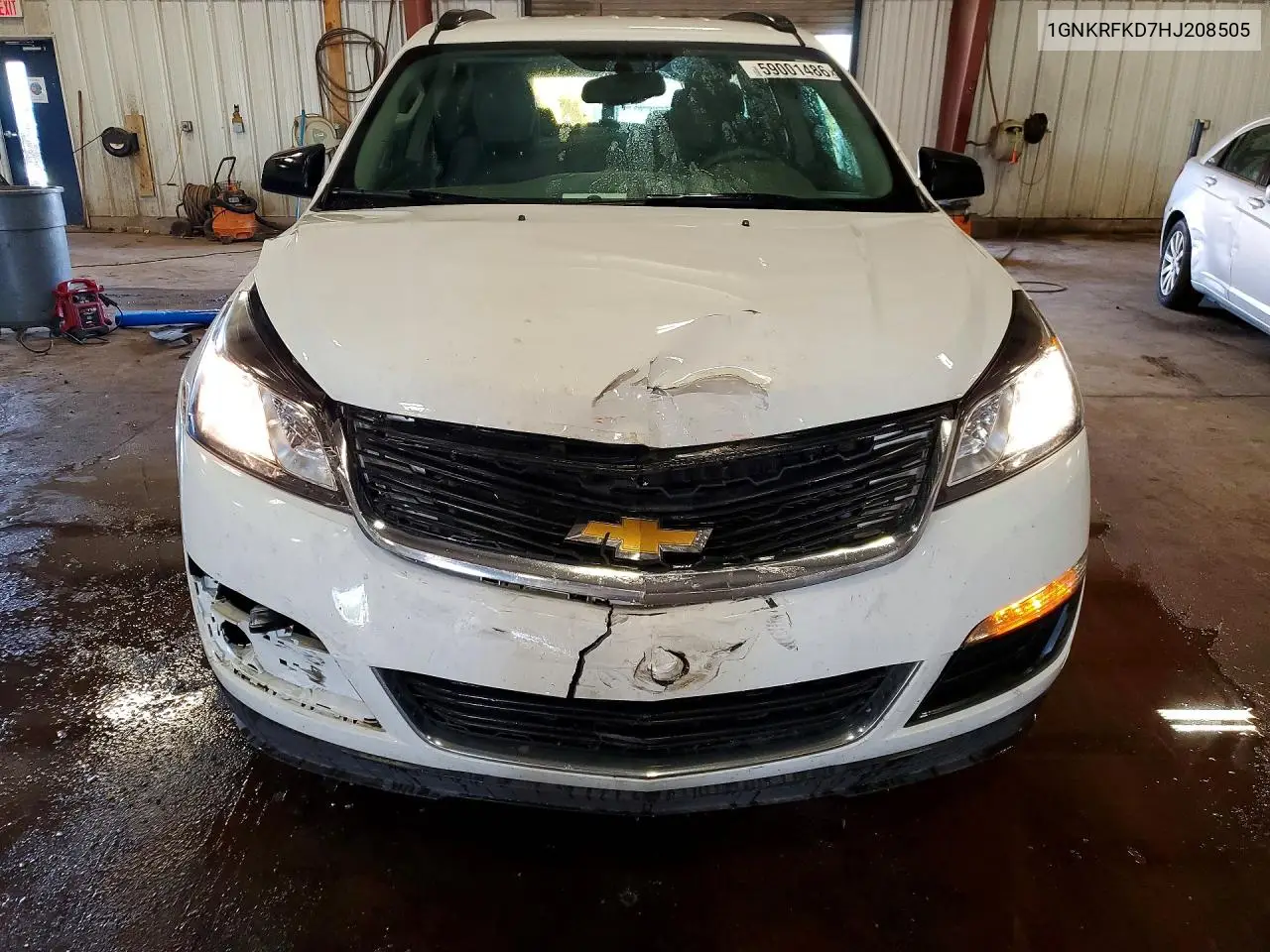 2017 Chevrolet Traverse Ls VIN: 1GNKRFKD7HJ208505 Lot: 59001486