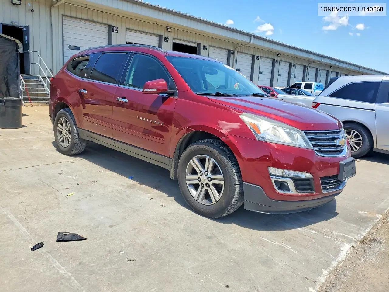 2017 Chevrolet Traverse Lt VIN: 1GNKVGKD7HJ140868 Lot: 60558296