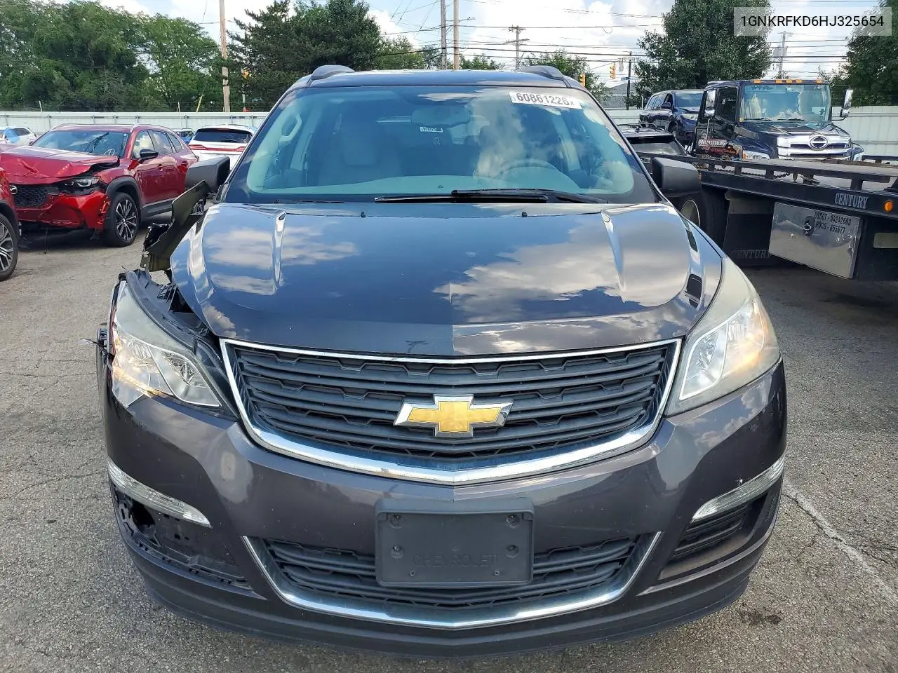 2017 Chevrolet Traverse Ls VIN: 1GNKRFKD6HJ325654 Lot: 60861226
