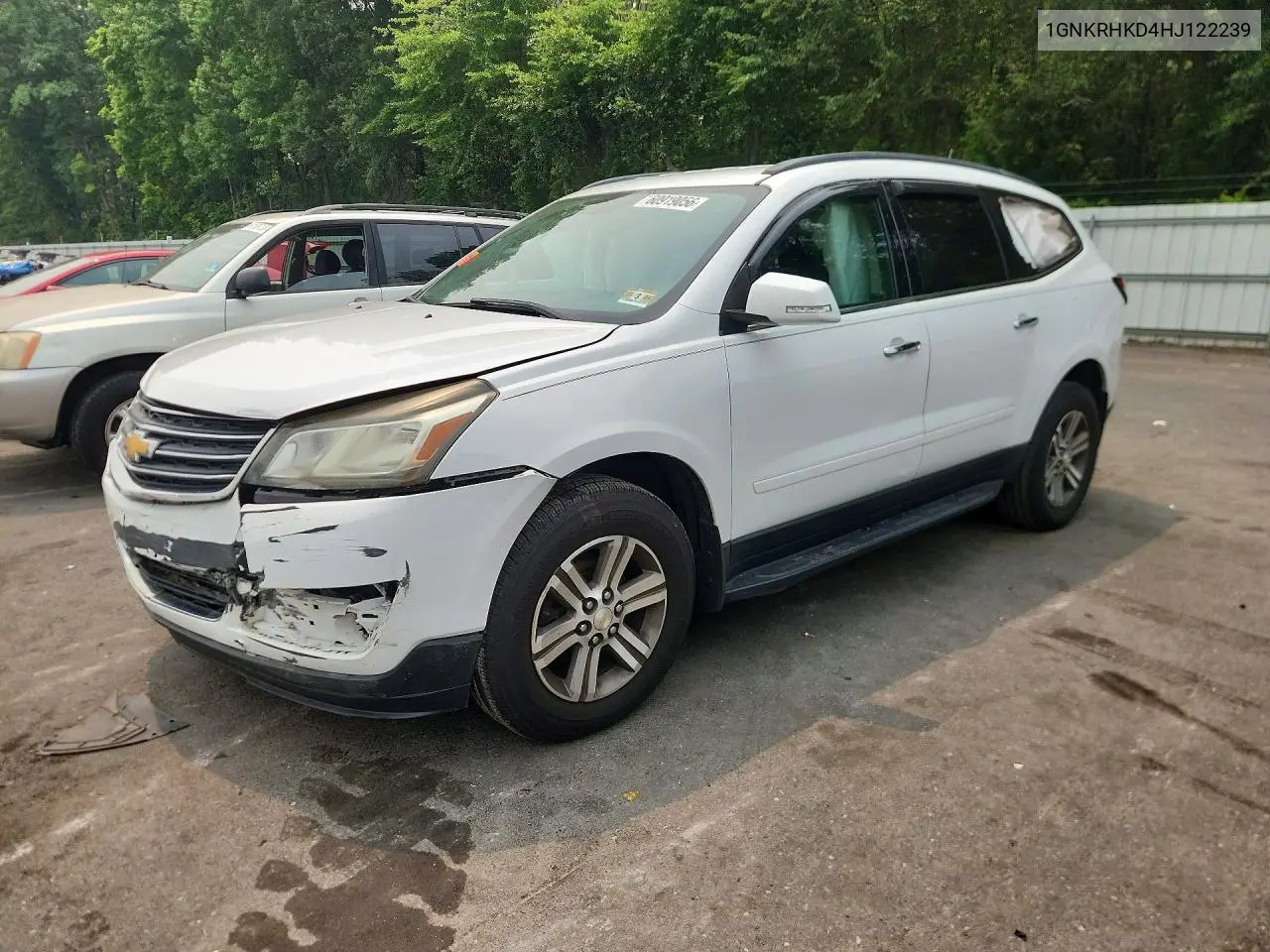 2017 Chevrolet Traverse Lt VIN: 1GNKRHKD4HJ122239 Lot: 60919056
