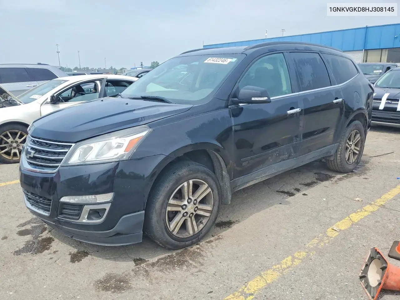 2017 Chevrolet Traverse Lt VIN: 1GNKVGKD8HJ308145 Lot: 61432246