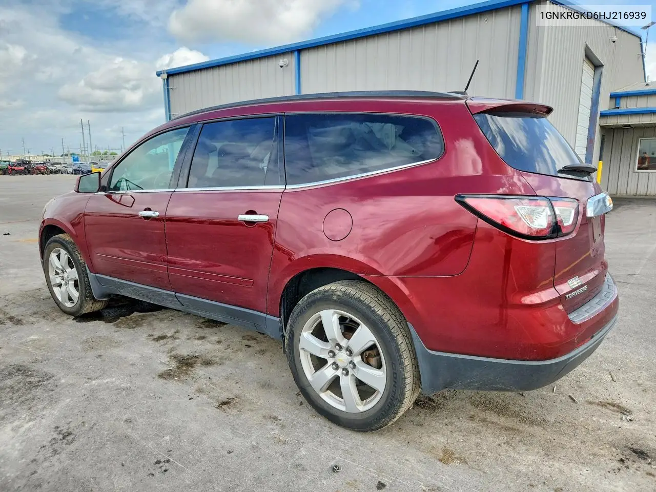 2017 Chevrolet Traverse Lt VIN: 1GNKRGKD6HJ216939 Lot: 61743756
