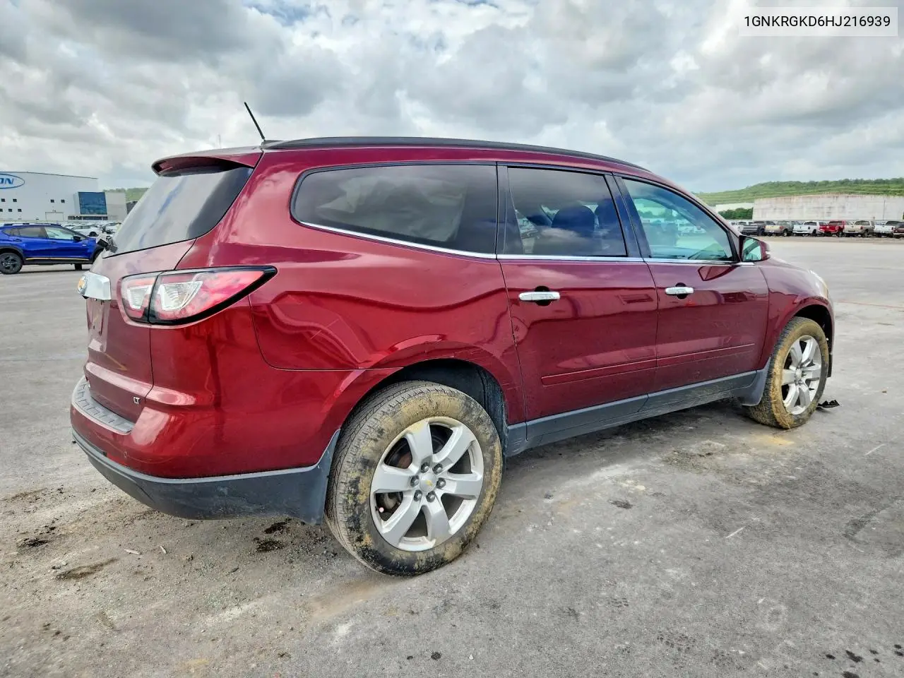 2017 Chevrolet Traverse Lt VIN: 1GNKRGKD6HJ216939 Lot: 61743756