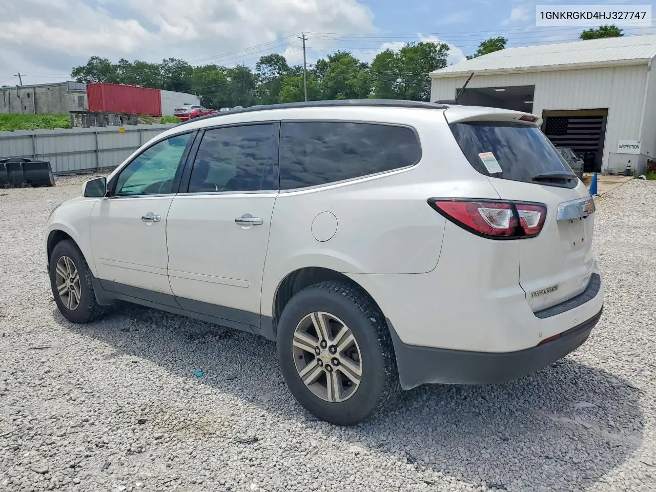 2017 Chevrolet Traverse Lt VIN: 1GNKRGKD4HJ327747 Lot: 61879306