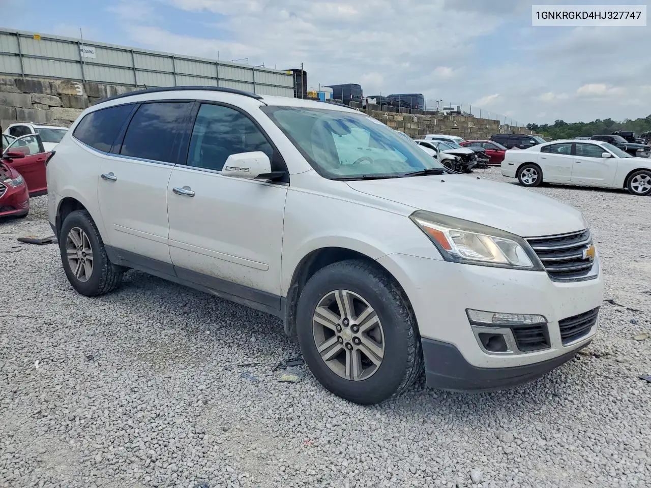 2017 Chevrolet Traverse Lt VIN: 1GNKRGKD4HJ327747 Lot: 61879306