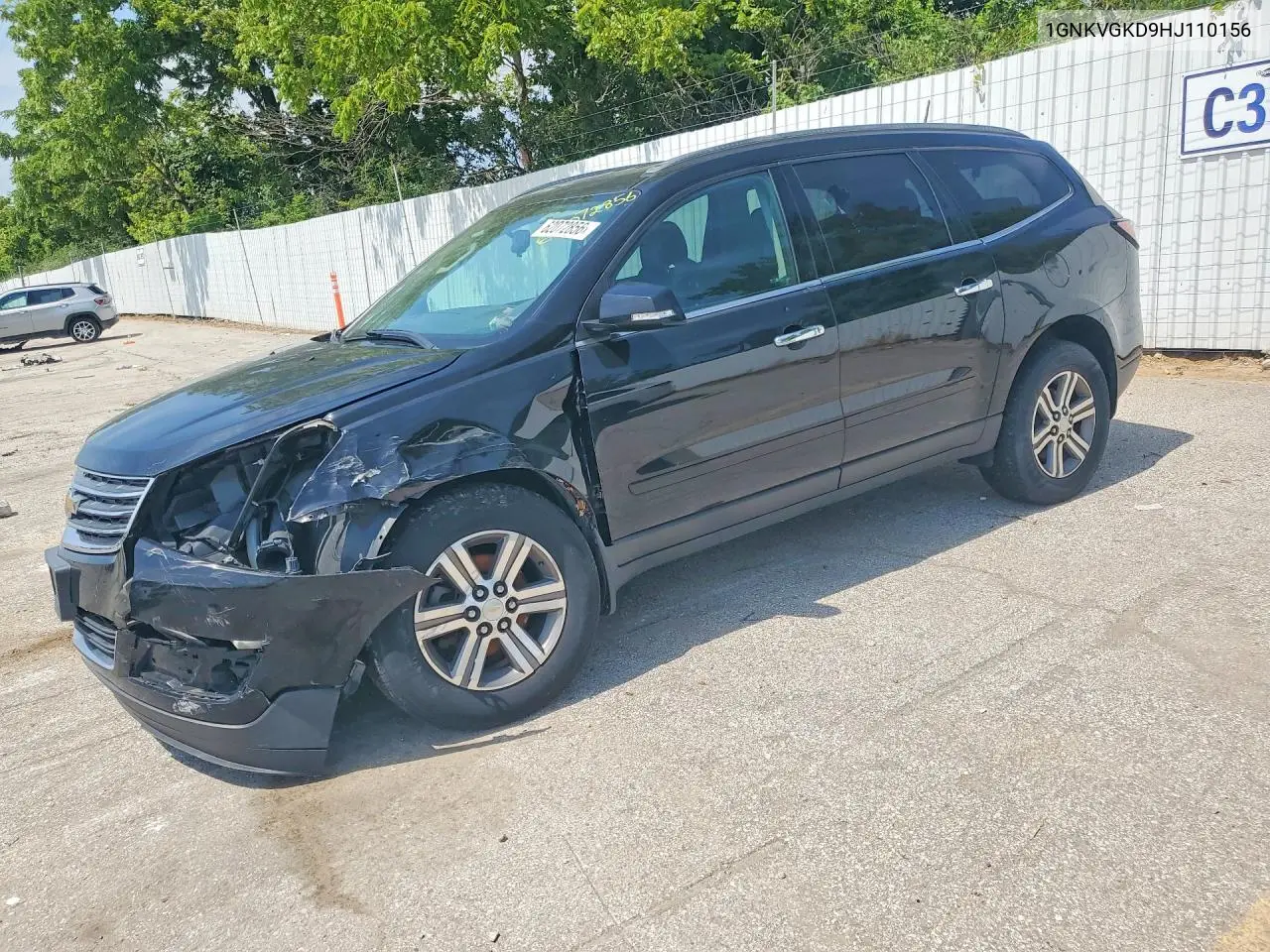 2017 Chevrolet Traverse Lt VIN: 1GNKVGKD9HJ110156 Lot: 62072856