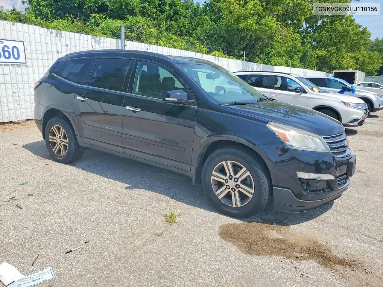 2017 Chevrolet Traverse Lt VIN: 1GNKVGKD9HJ110156 Lot: 62072856