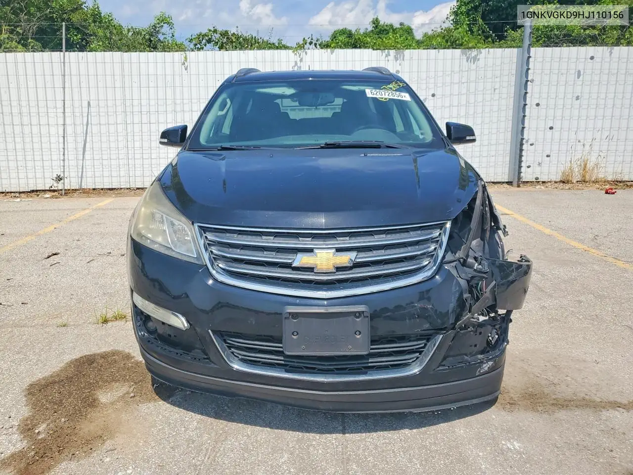 2017 Chevrolet Traverse Lt VIN: 1GNKVGKD9HJ110156 Lot: 62072856