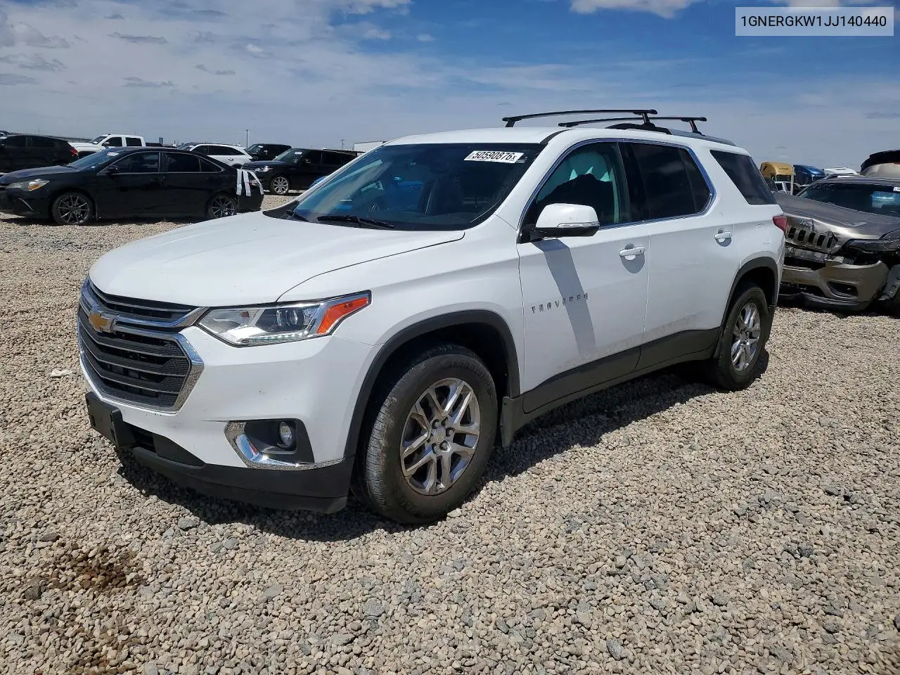 1GNERGKW1JJ140440 2018 Chevrolet Traverse Lt