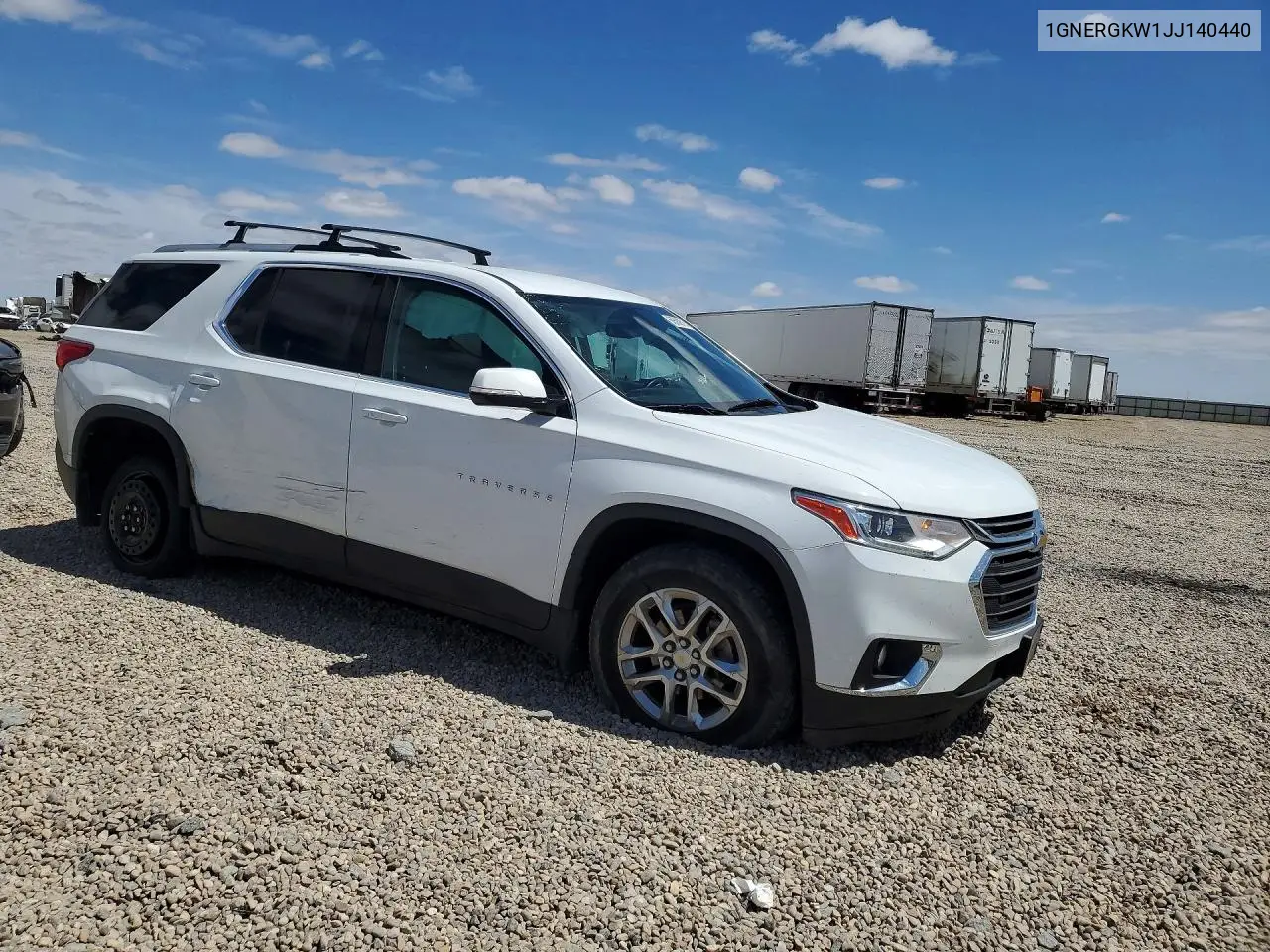1GNERGKW1JJ140440 2018 Chevrolet Traverse Lt