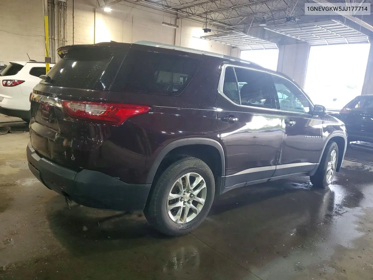 2018 Chevrolet Traverse Lt VIN: 1GNEVGKW5JJ177714 Lot: 56275396