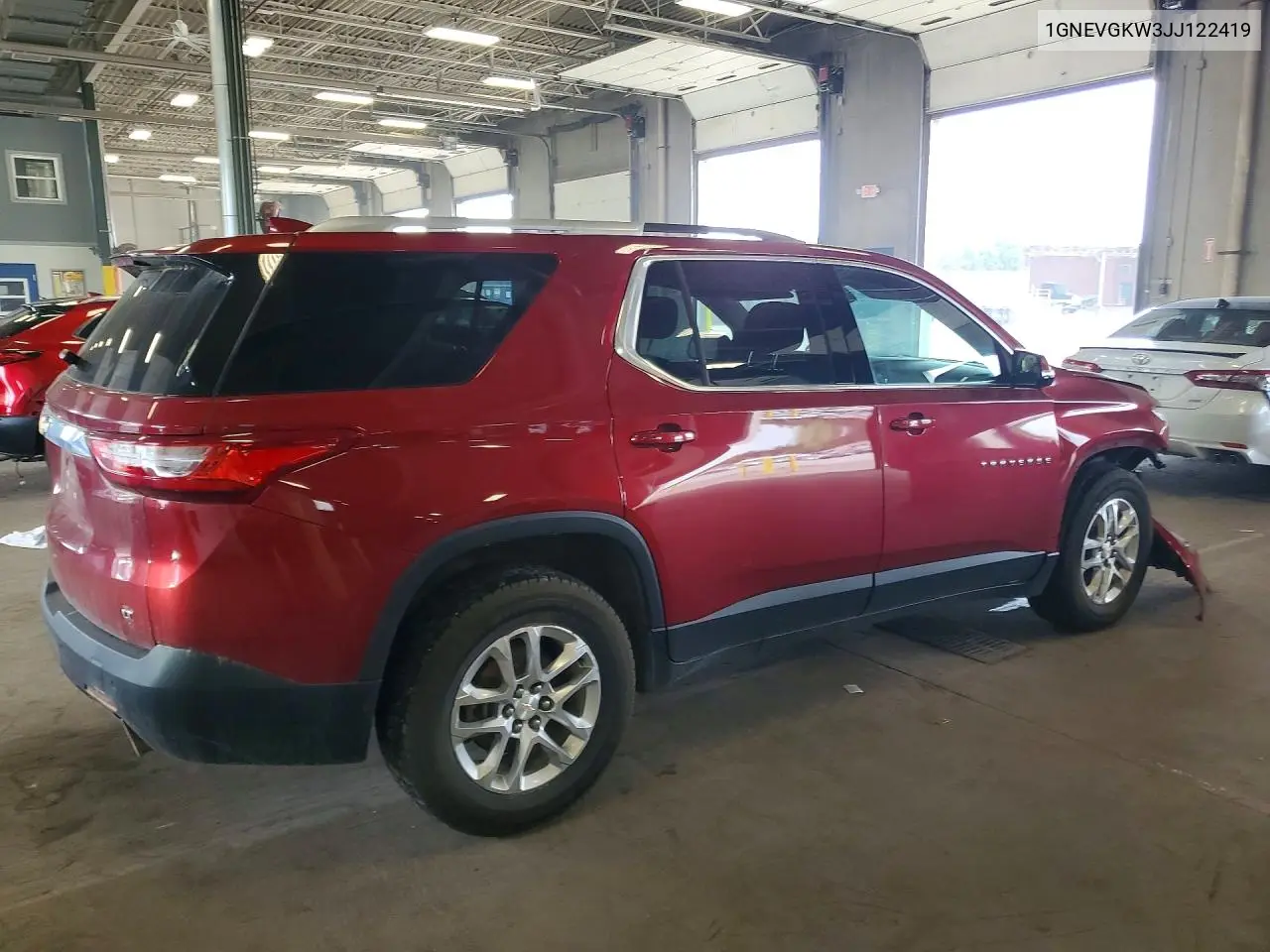 2018 Chevrolet Traverse Lt VIN: 1GNEVGKW3JJ122419 Lot: 56662566