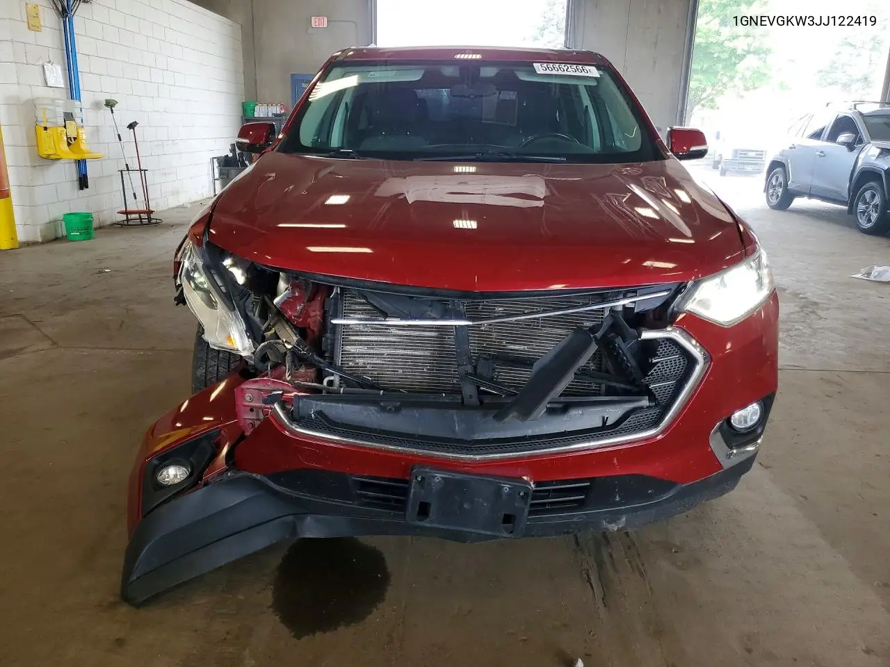2018 Chevrolet Traverse Lt VIN: 1GNEVGKW3JJ122419 Lot: 56662566