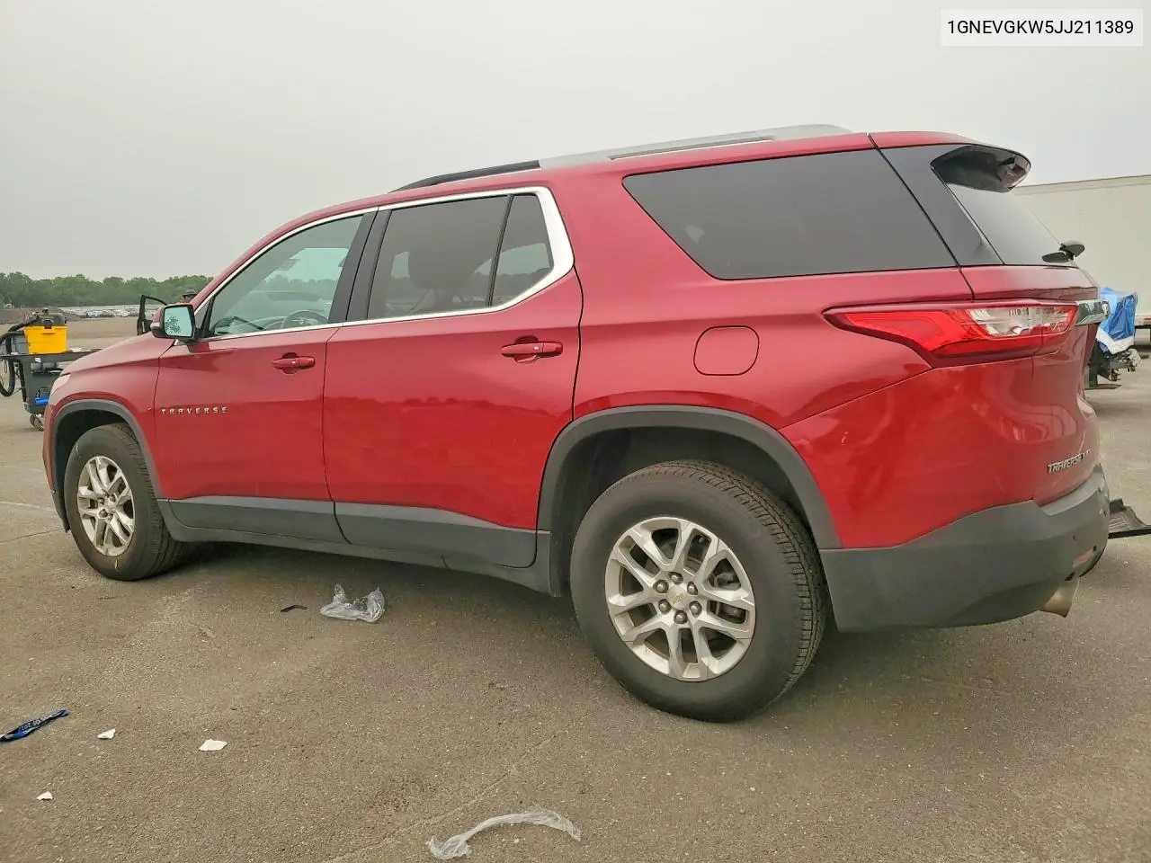 2018 Chevrolet Traverse Lt VIN: 1GNEVGKW5JJ211389 Lot: 59295856