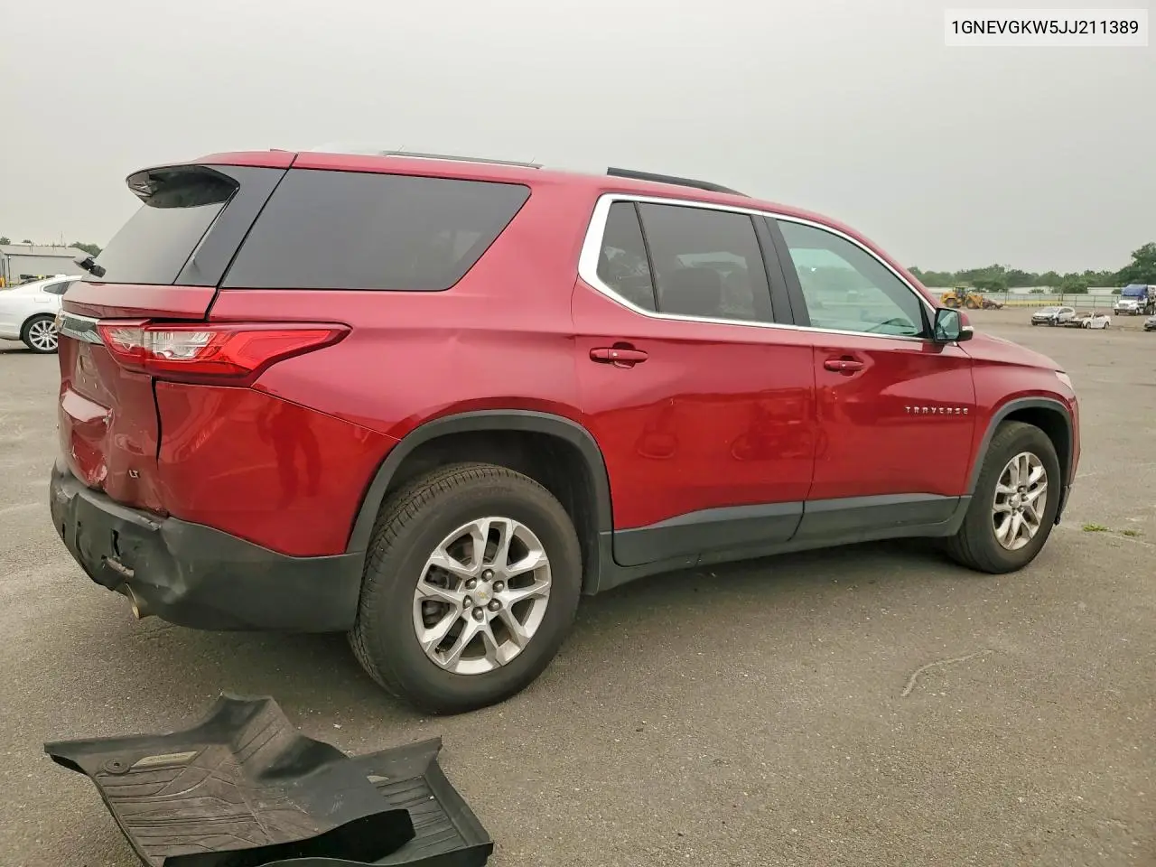 2018 Chevrolet Traverse Lt VIN: 1GNEVGKW5JJ211389 Lot: 59295856