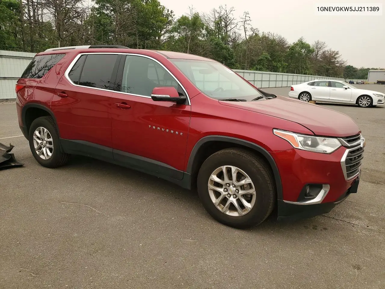 2018 Chevrolet Traverse Lt VIN: 1GNEVGKW5JJ211389 Lot: 59295856