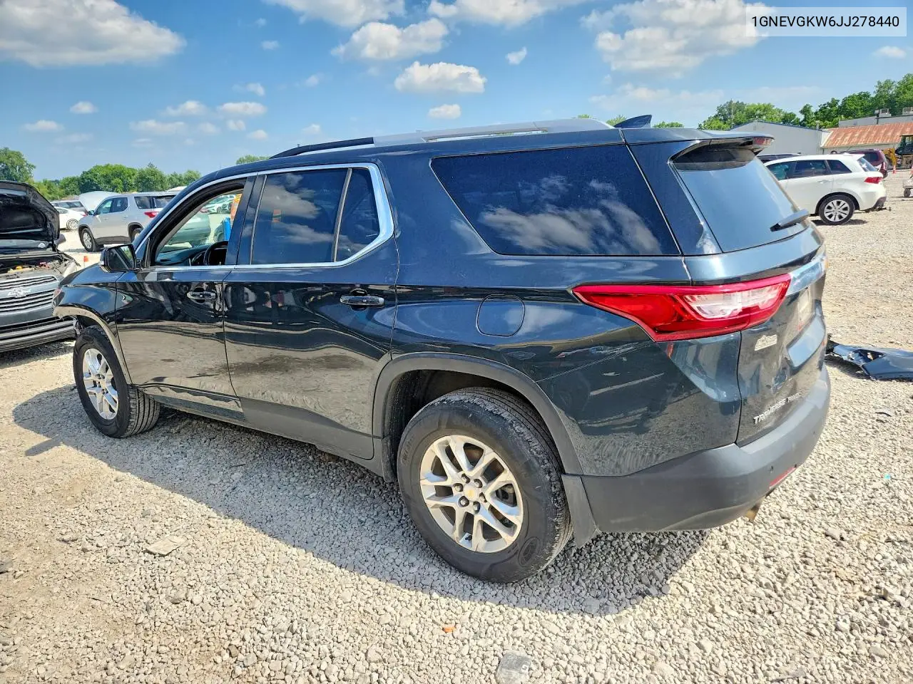 2018 Chevrolet Traverse Lt VIN: 1GNEVGKW6JJ278440 Lot: 59338746