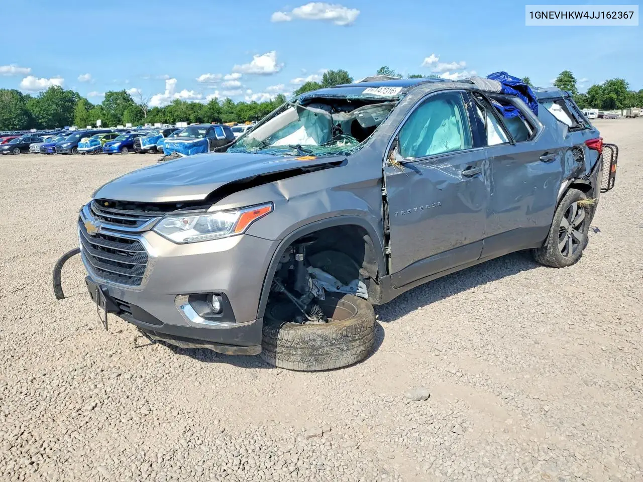 2018 Chevrolet Traverse Lt VIN: 1GNEVHKW4JJ162367 Lot: 60147316