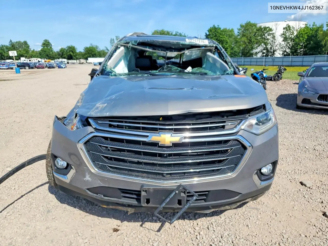 2018 Chevrolet Traverse Lt VIN: 1GNEVHKW4JJ162367 Lot: 60147316