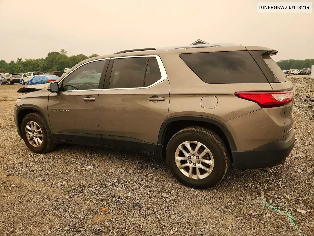 2018 Chevrolet Traverse Lt VIN: 1GNERGKW2JJ118219 Lot: 61114696